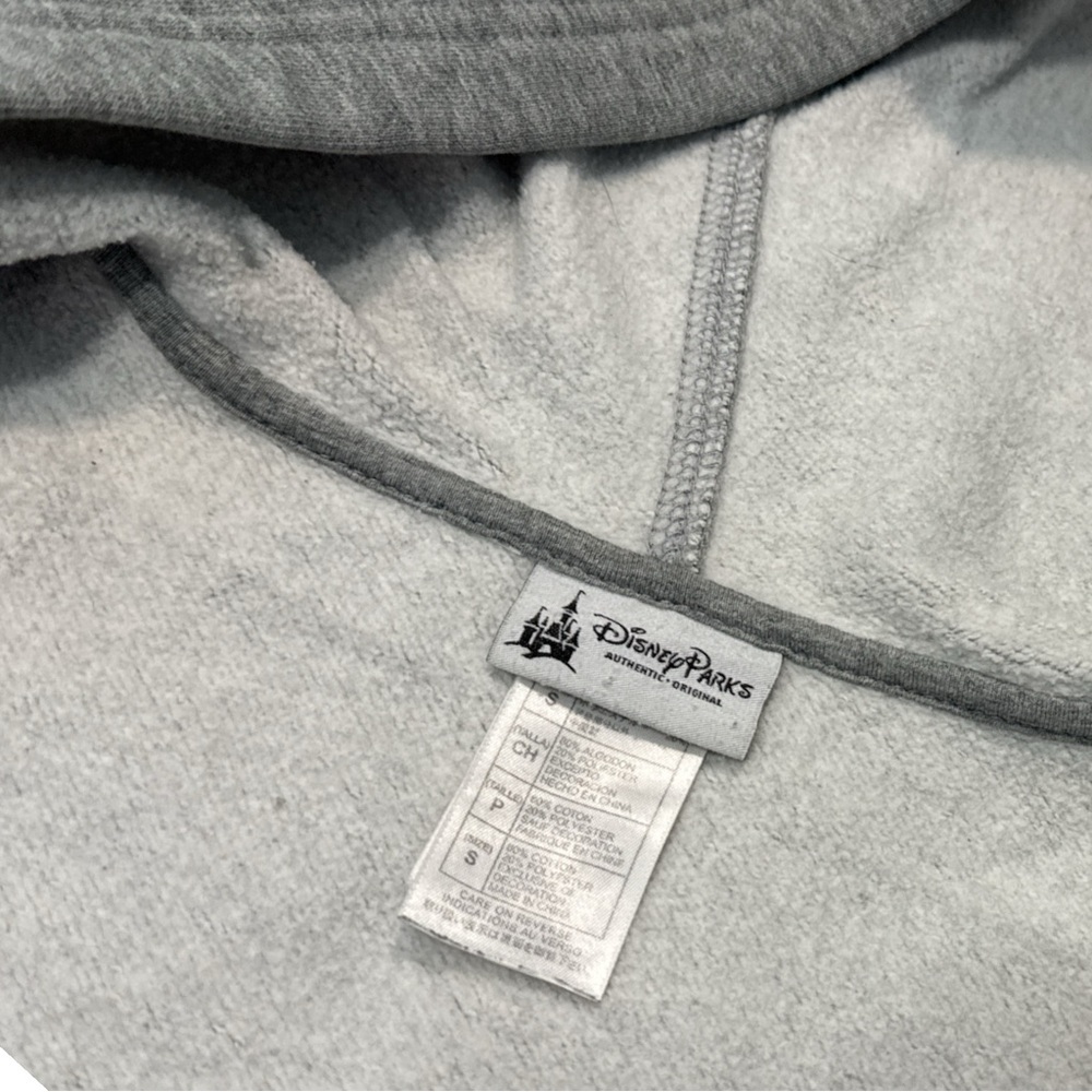 Disney Gray Hoodie with Tinkerbell Embroidered Design Women’s Small - Picture 3 of 5